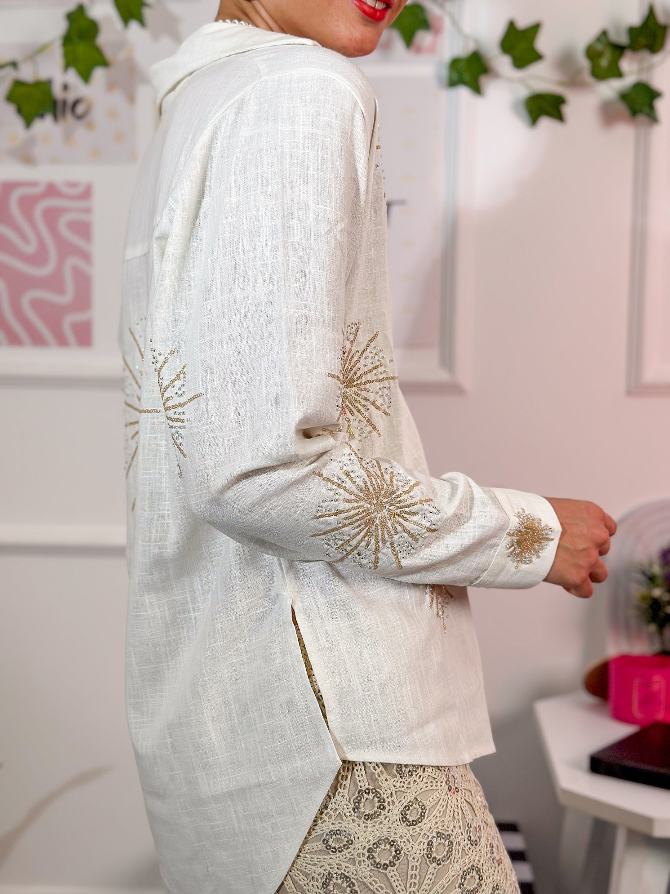 Viola jubayr Embroiderey pants