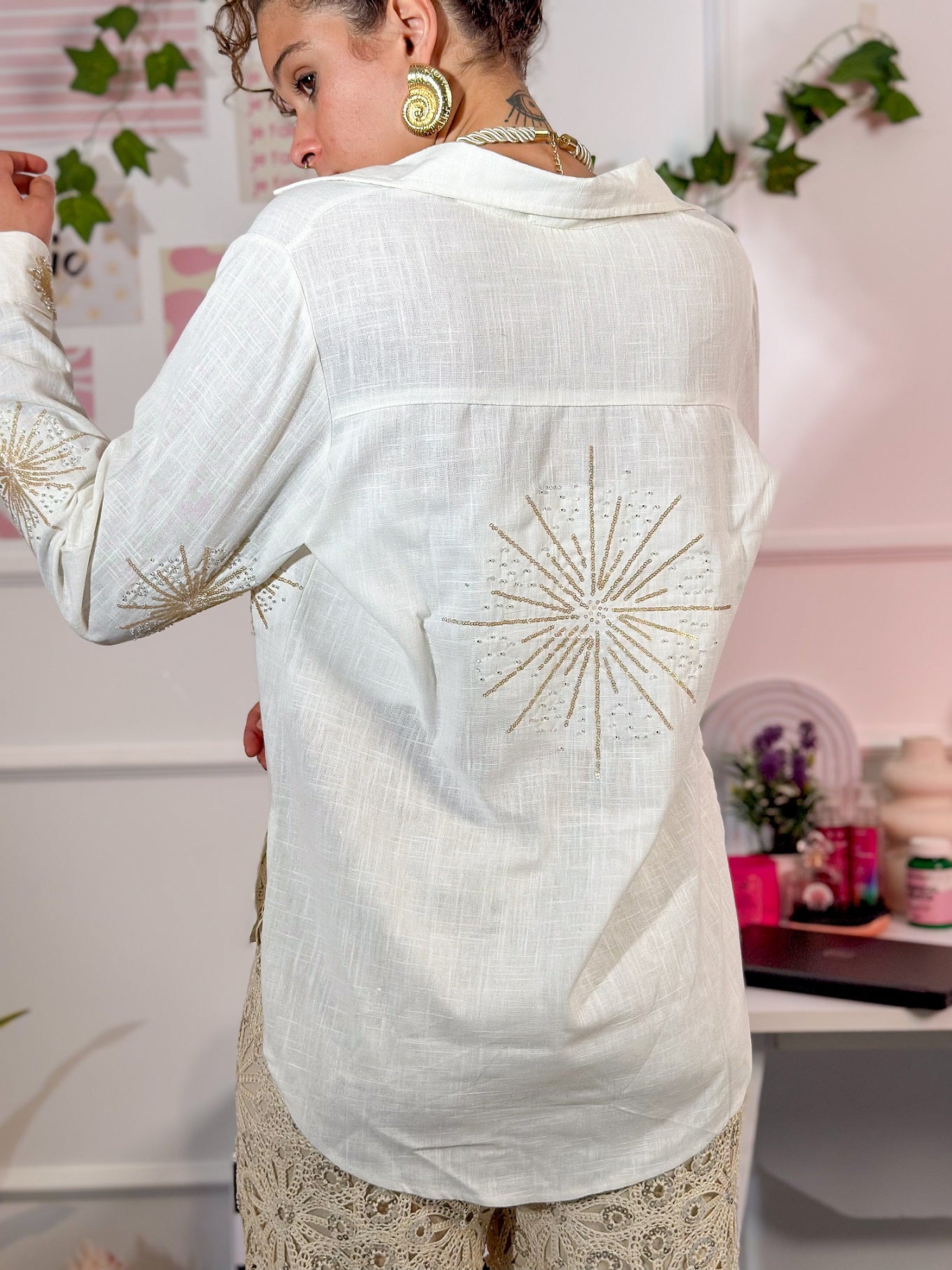 Viola jubayr Embroiderey pants