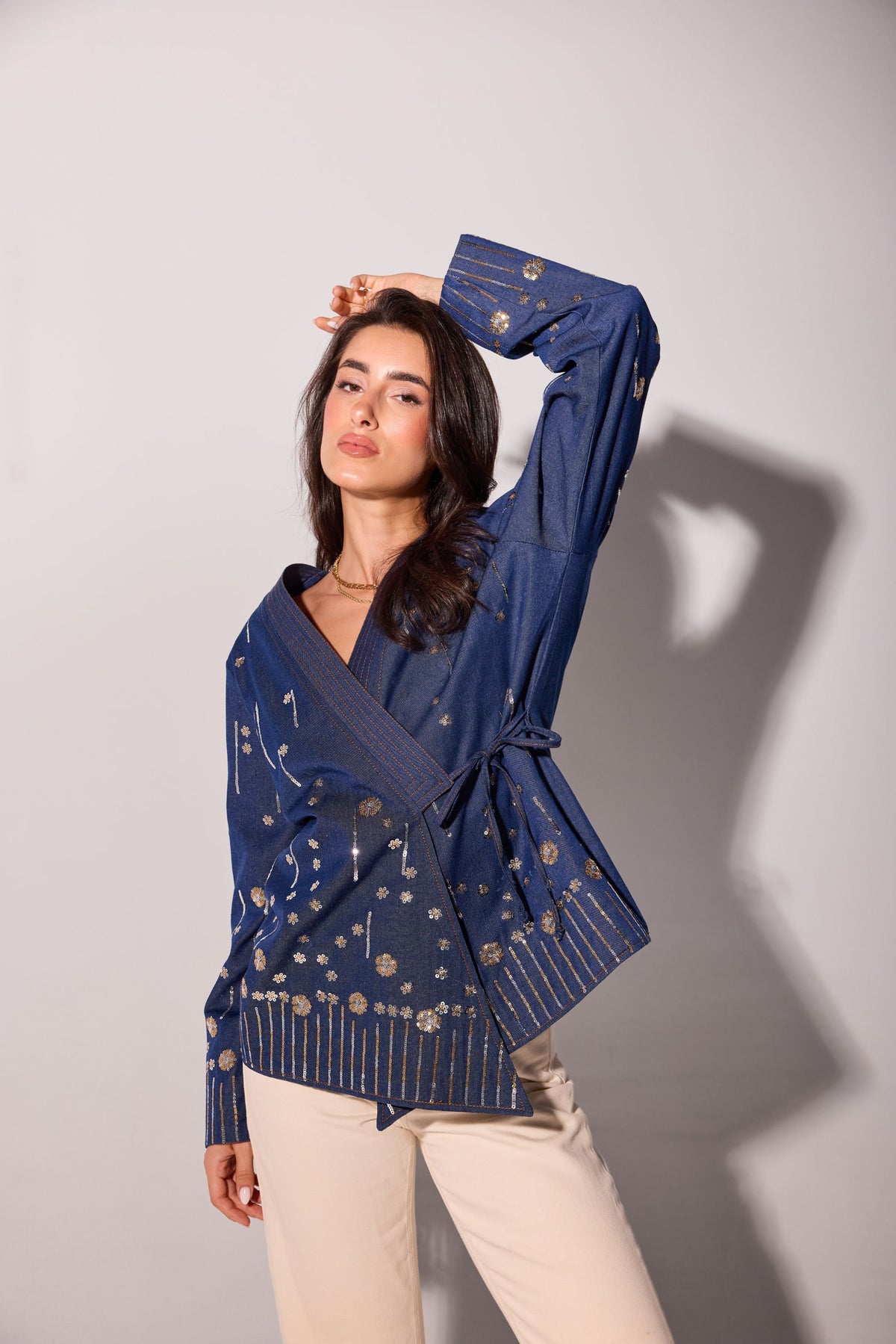 Breeze Wrap JACKET -Navy