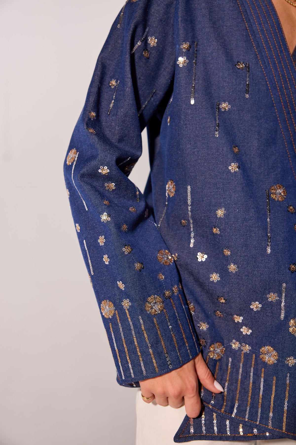 Breeze Wrap JACKET -Navy