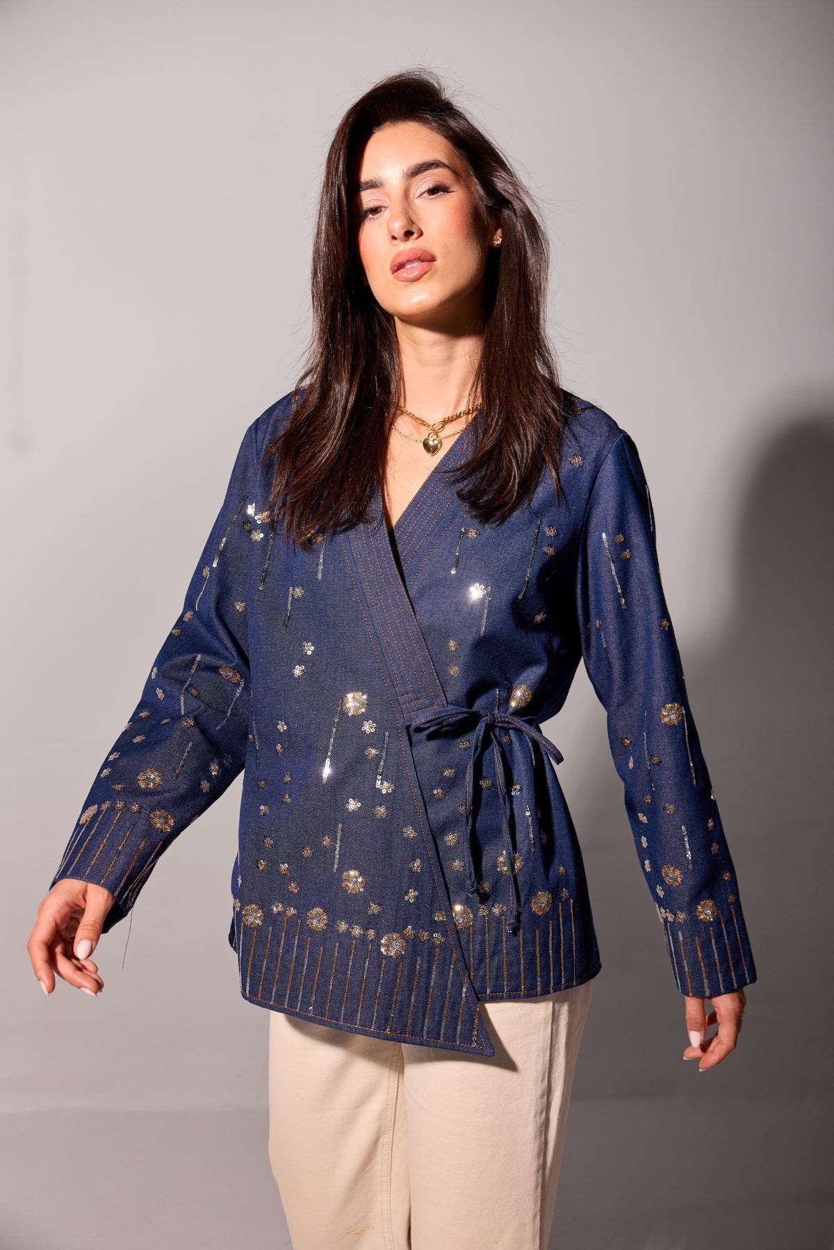 Breeze Wrap JACKET -Navy