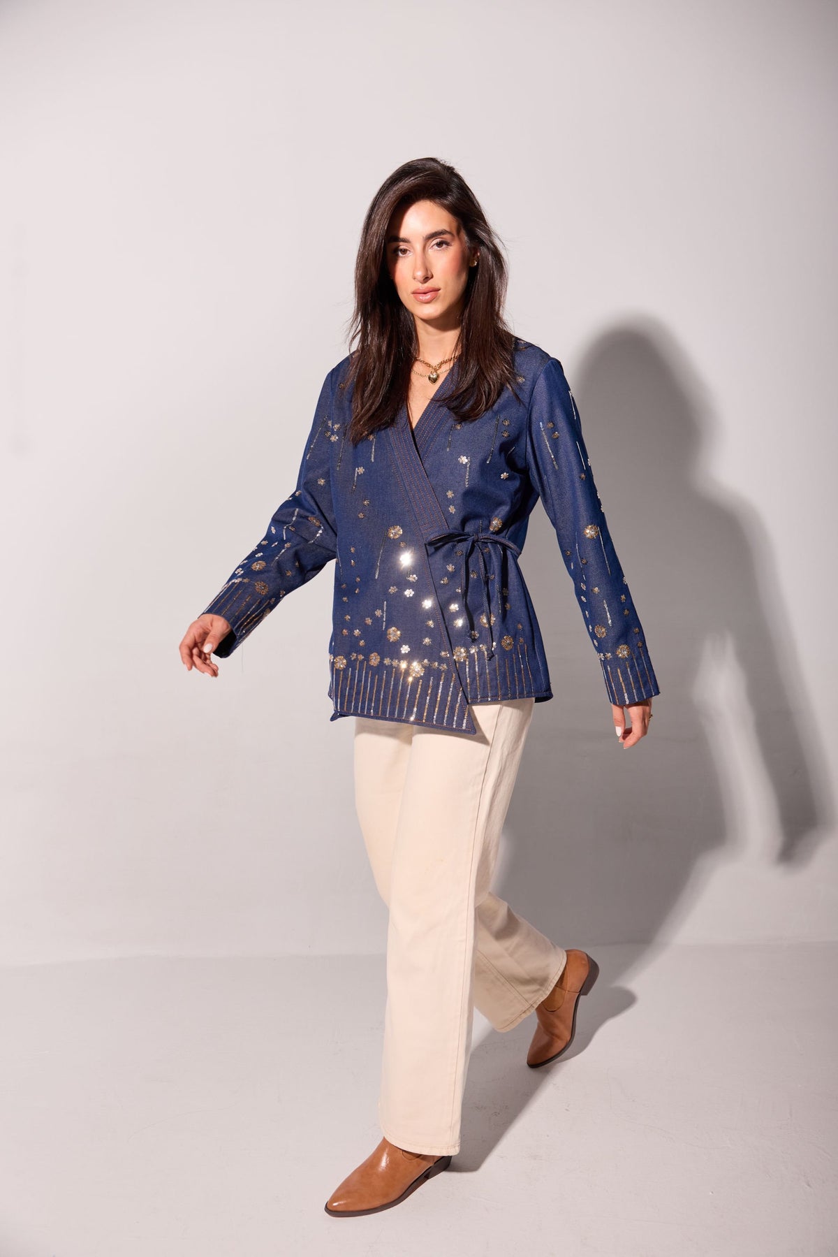 Breeze Wrap JACKET -Navy