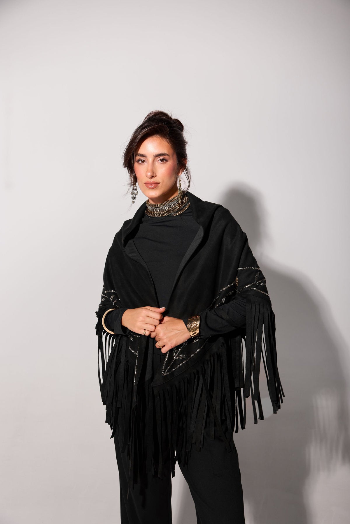 SAGE SCARF -Black