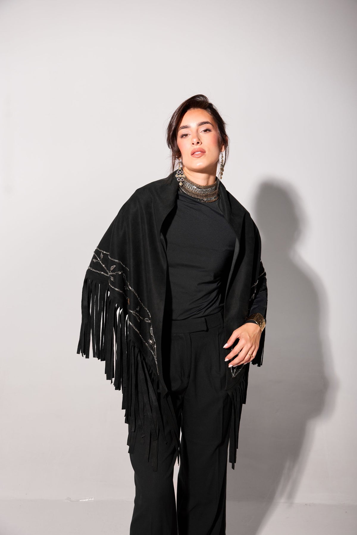 SAGE SCARF -Black