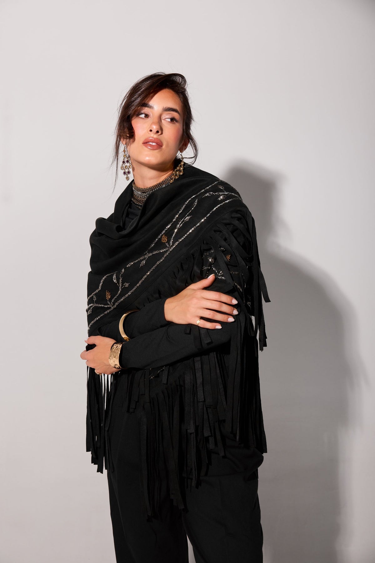 SAGE SCARF -Black