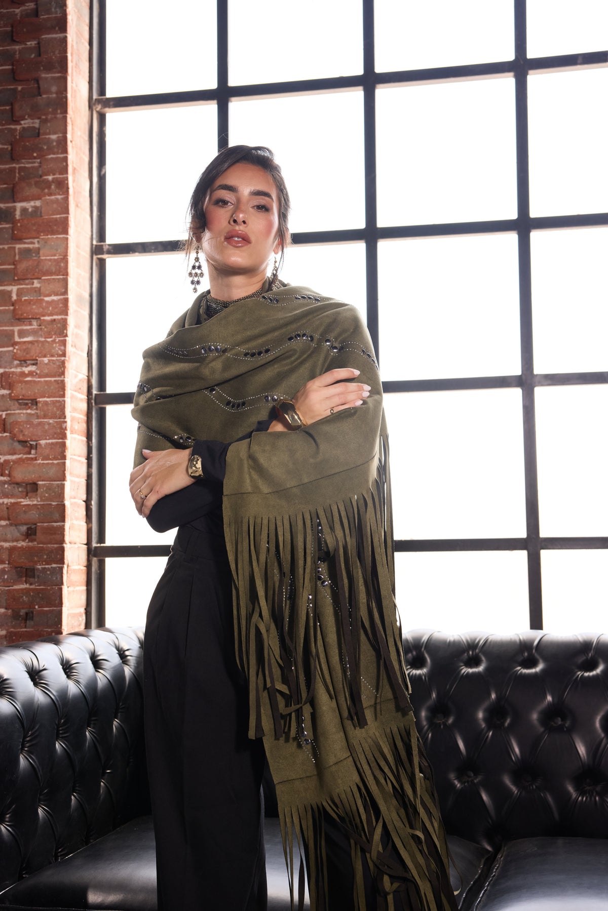 Ember SCARF -Olive