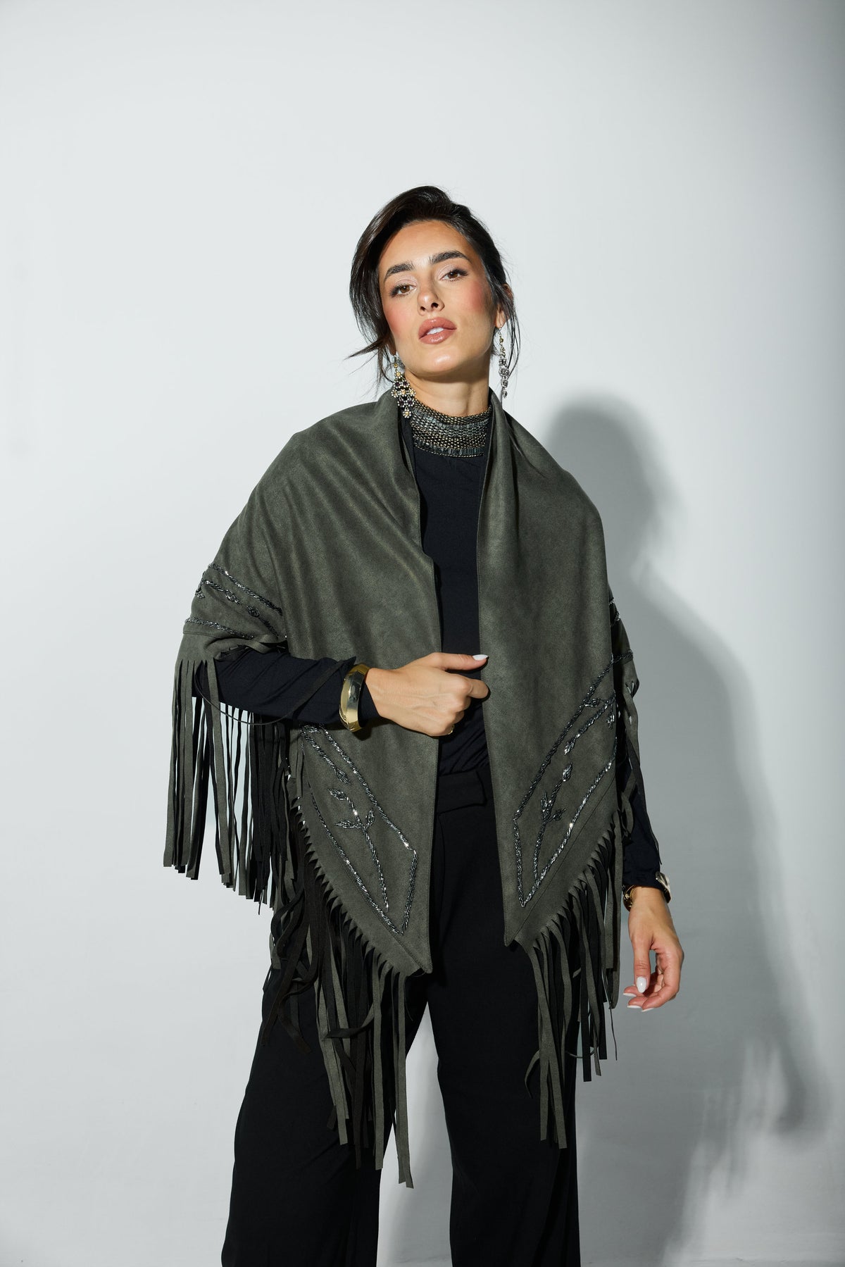 SAGE SCARF -Olive