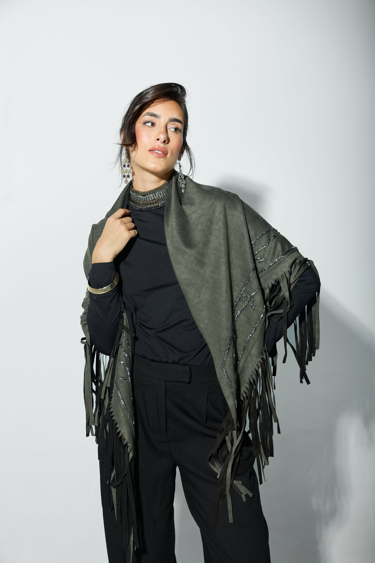 SAGE SCARF -Olive