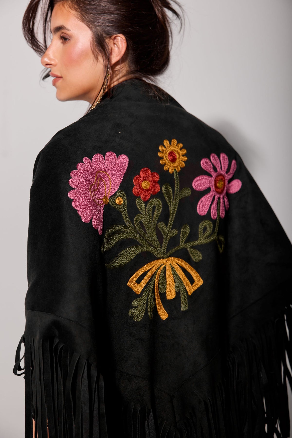 Petal SCARF -Black