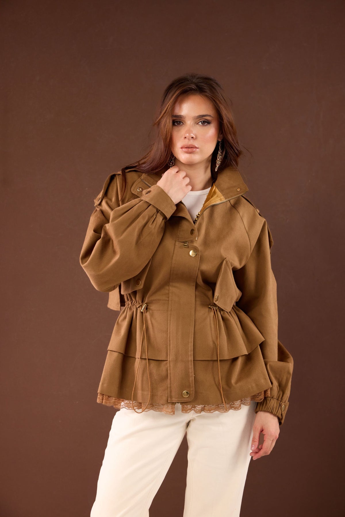 Rustle JACKET -Brown