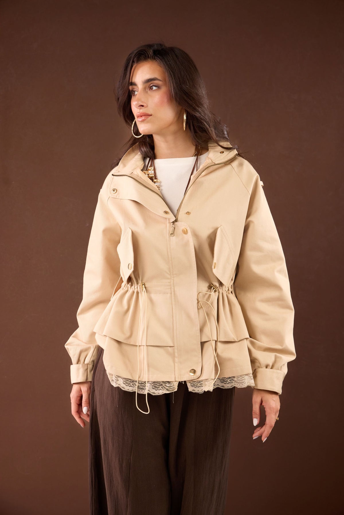 Rustle JACKET -Beige