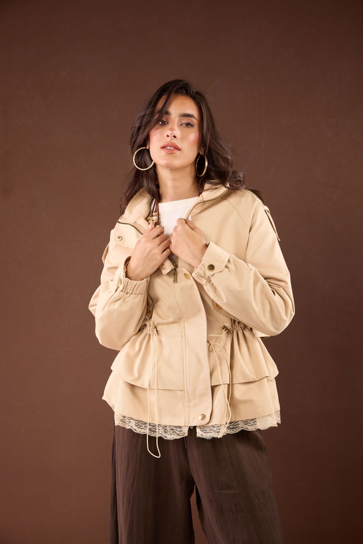 Rustle JACKET -Beige