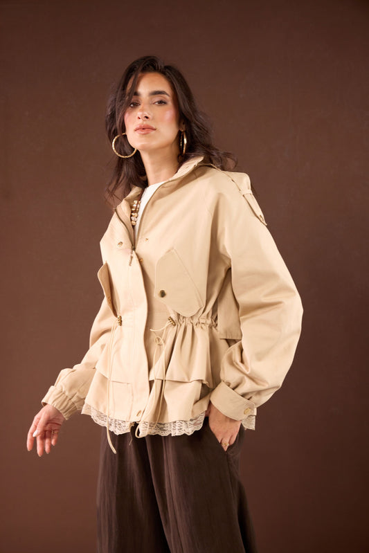 Rustle JACKET -Beige