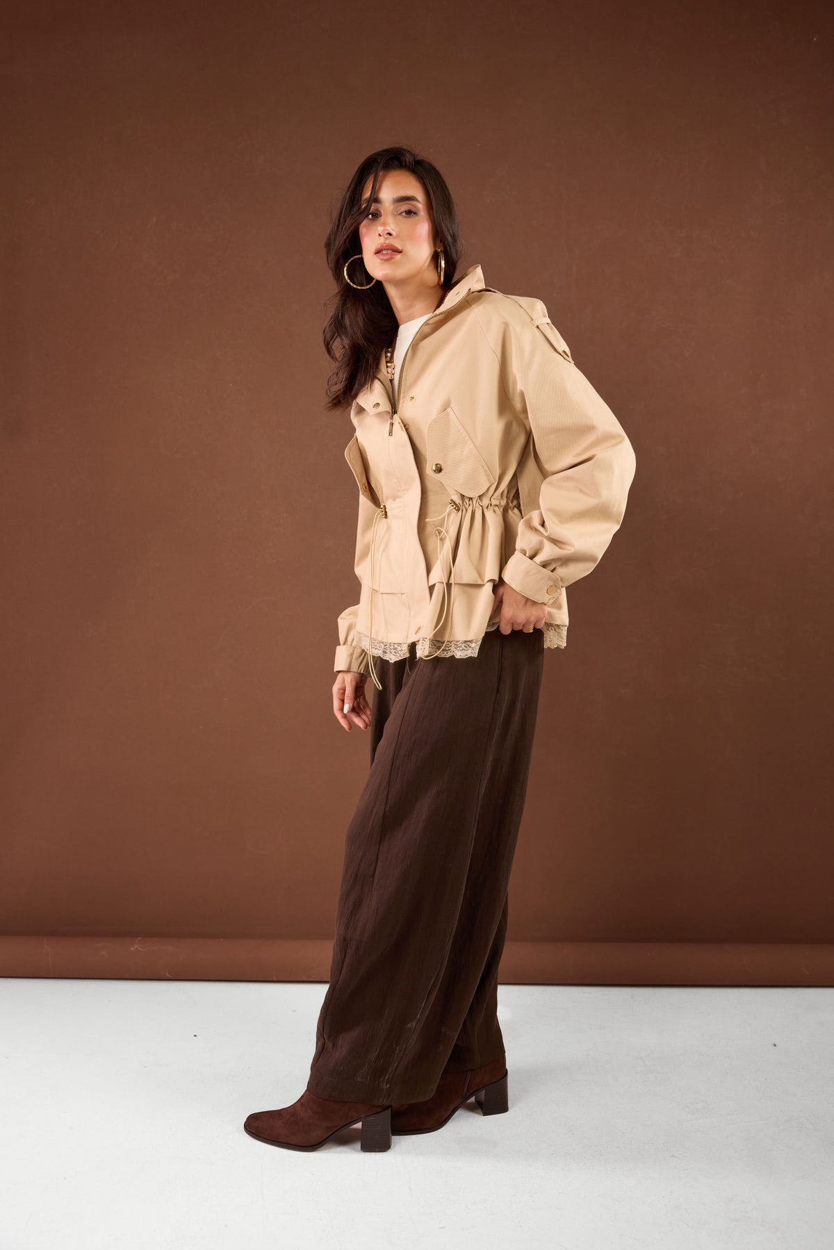 Rustle JACKET -Beige