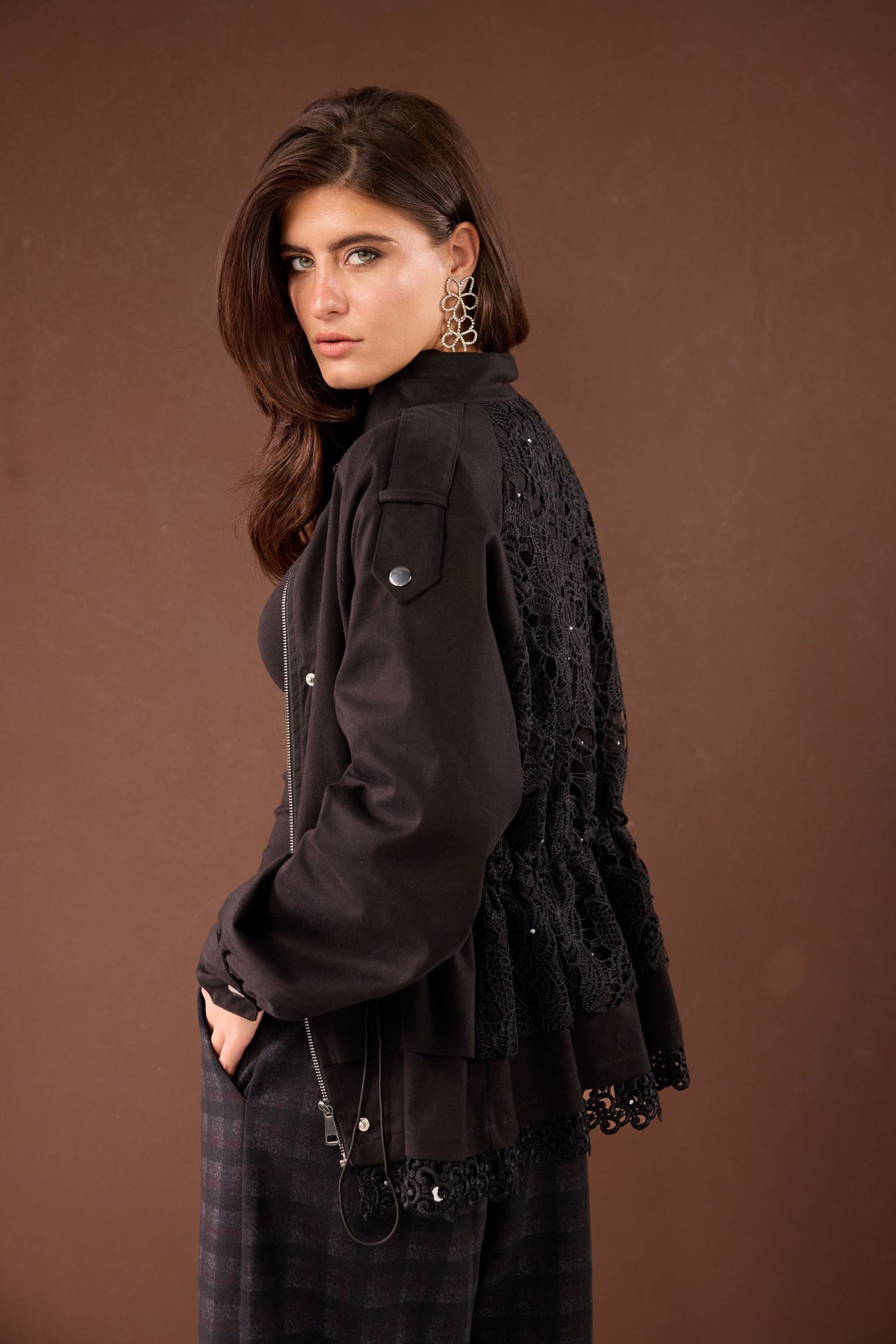 Lacebloom JACKET -Black