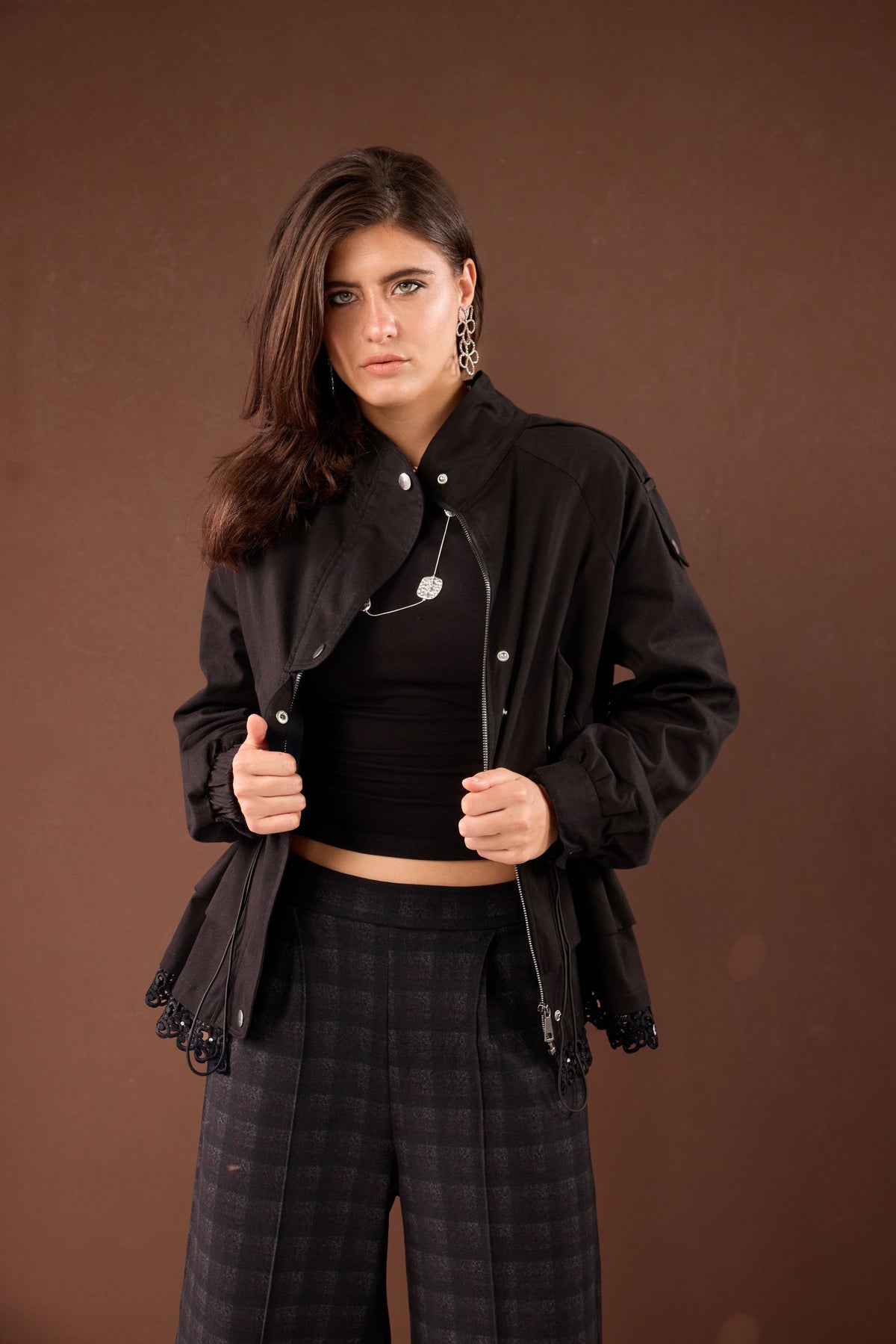 Lacebloom JACKET -Black