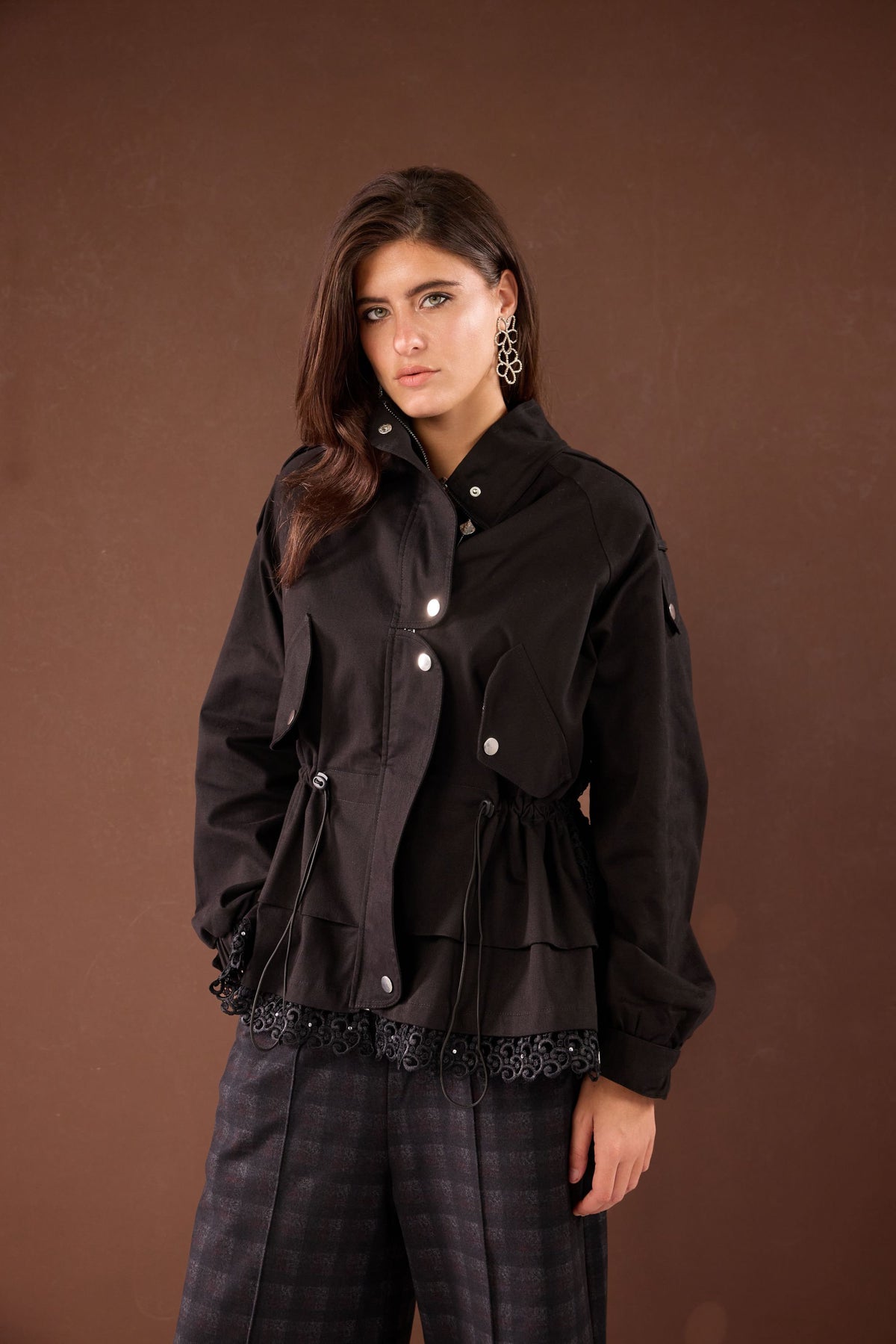 Lacebloom JACKET -Black