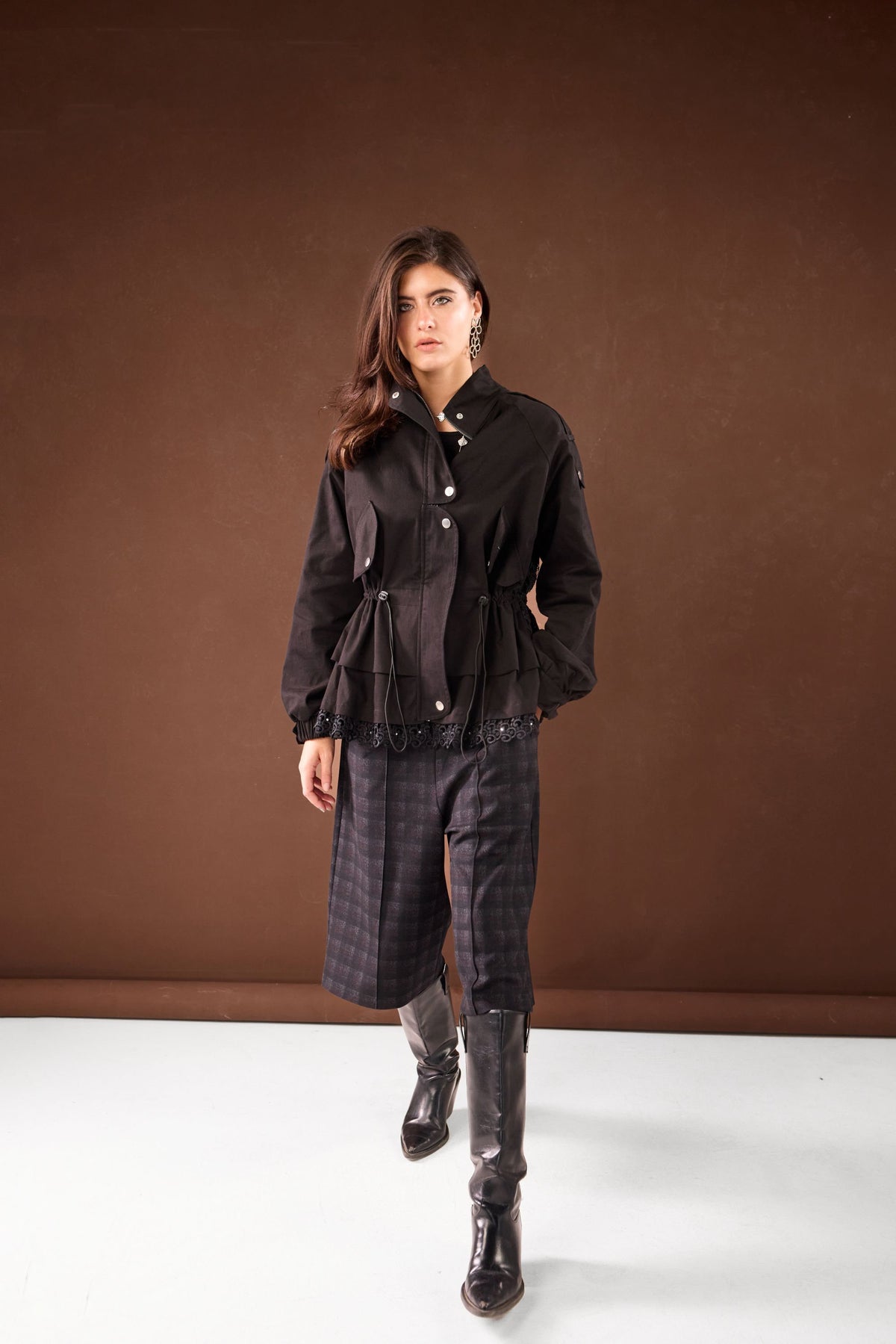 Lacebloom JACKET -Black