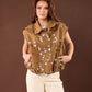 FLEUR JACKET -Brown