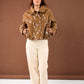 FLEUR JACKET -Brown