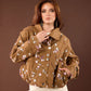 FLEUR JACKET -Brown