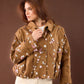 FLEUR JACKET -Brown