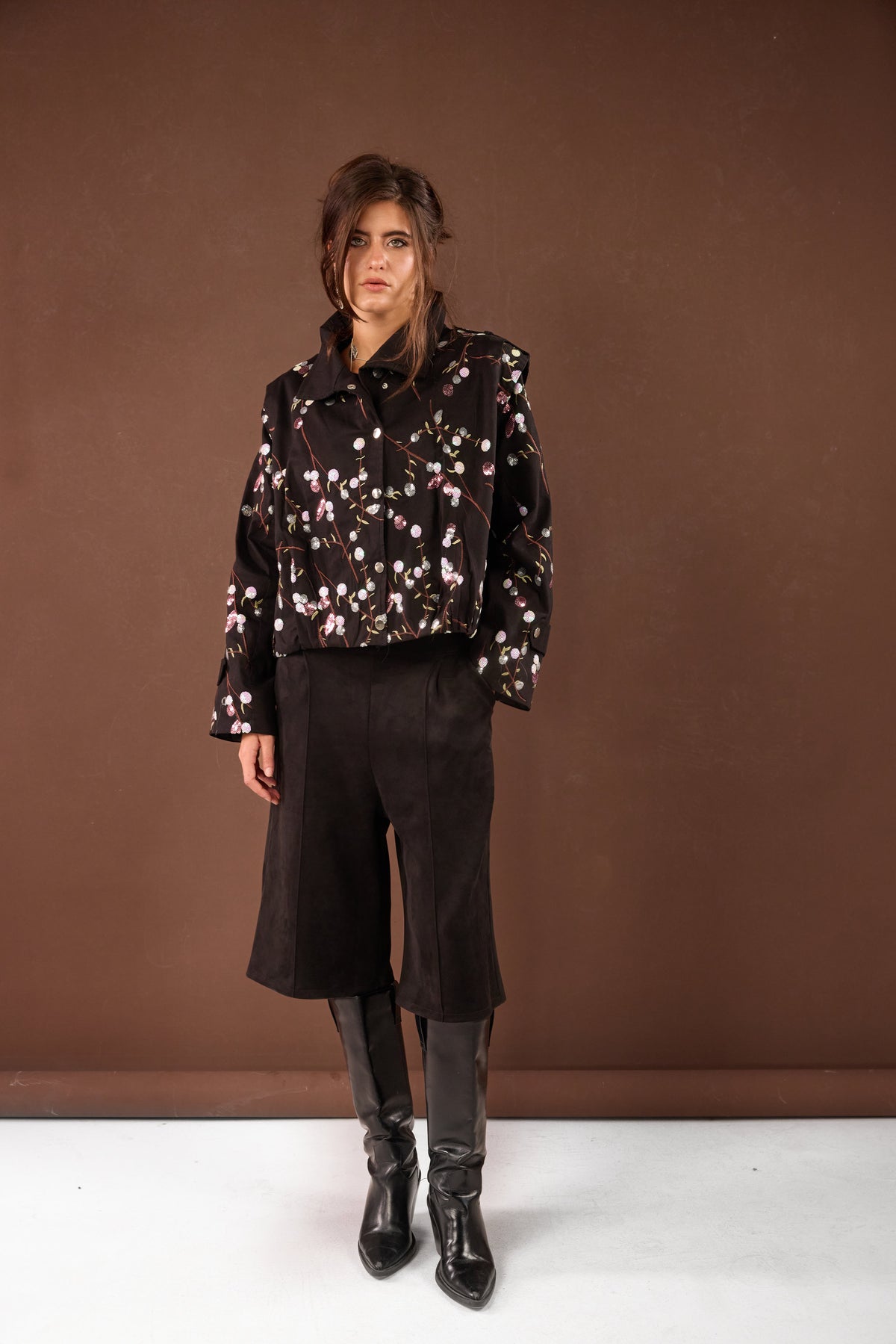 FLEUR JACKET -Black