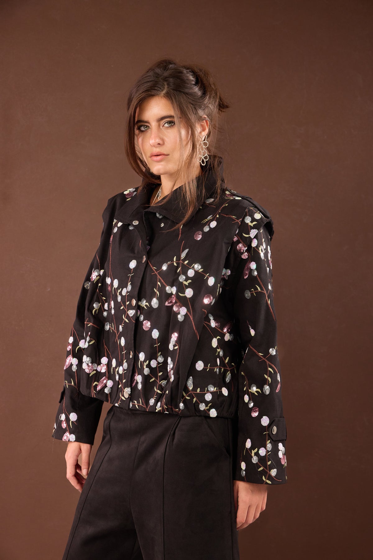 FLEUR JACKET -Black