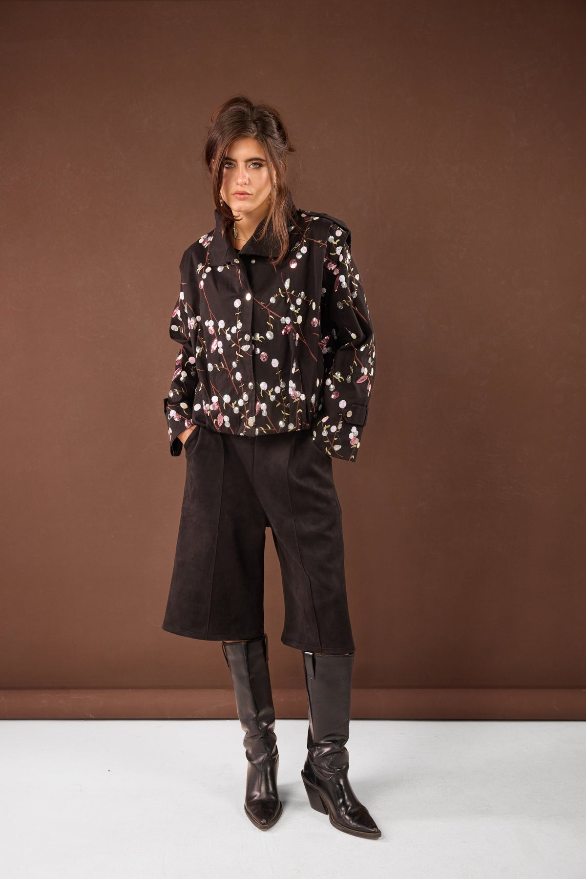 FLEUR JACKET -Black