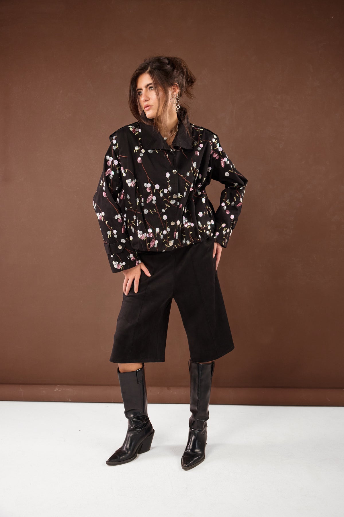FLEUR JACKET -Black