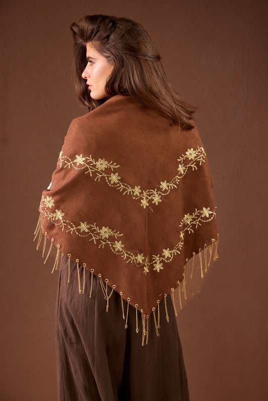 Hazel SCARF -Brown