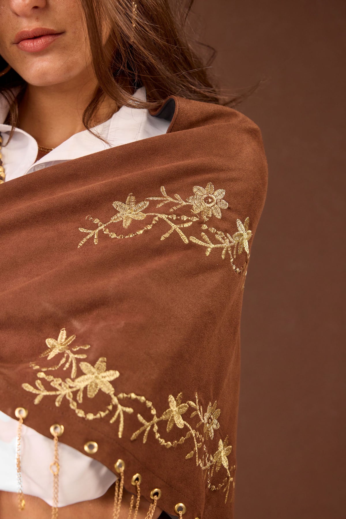 Hazel SCARF -Brown
