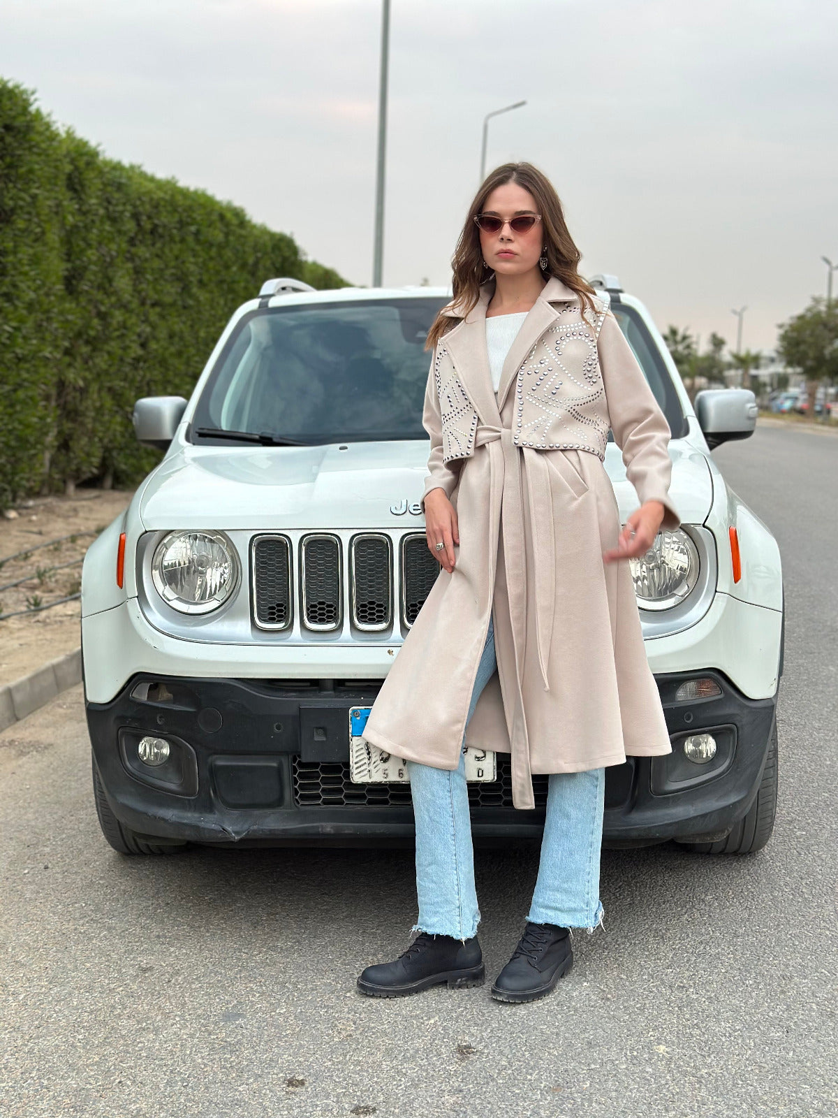 Charisma beige coat& vest