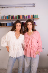 Elena chiffon top