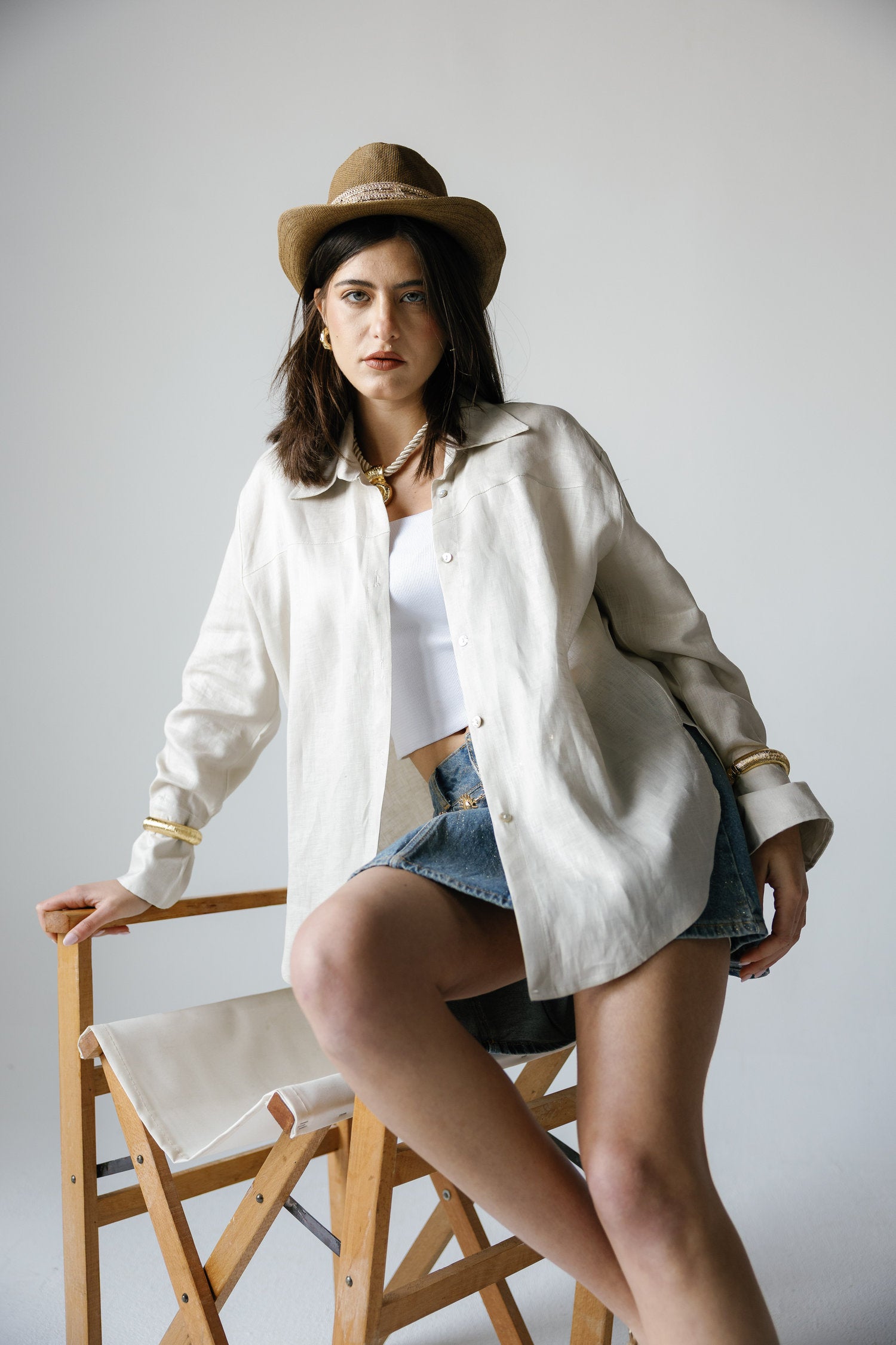 Soul in Beige Shirt