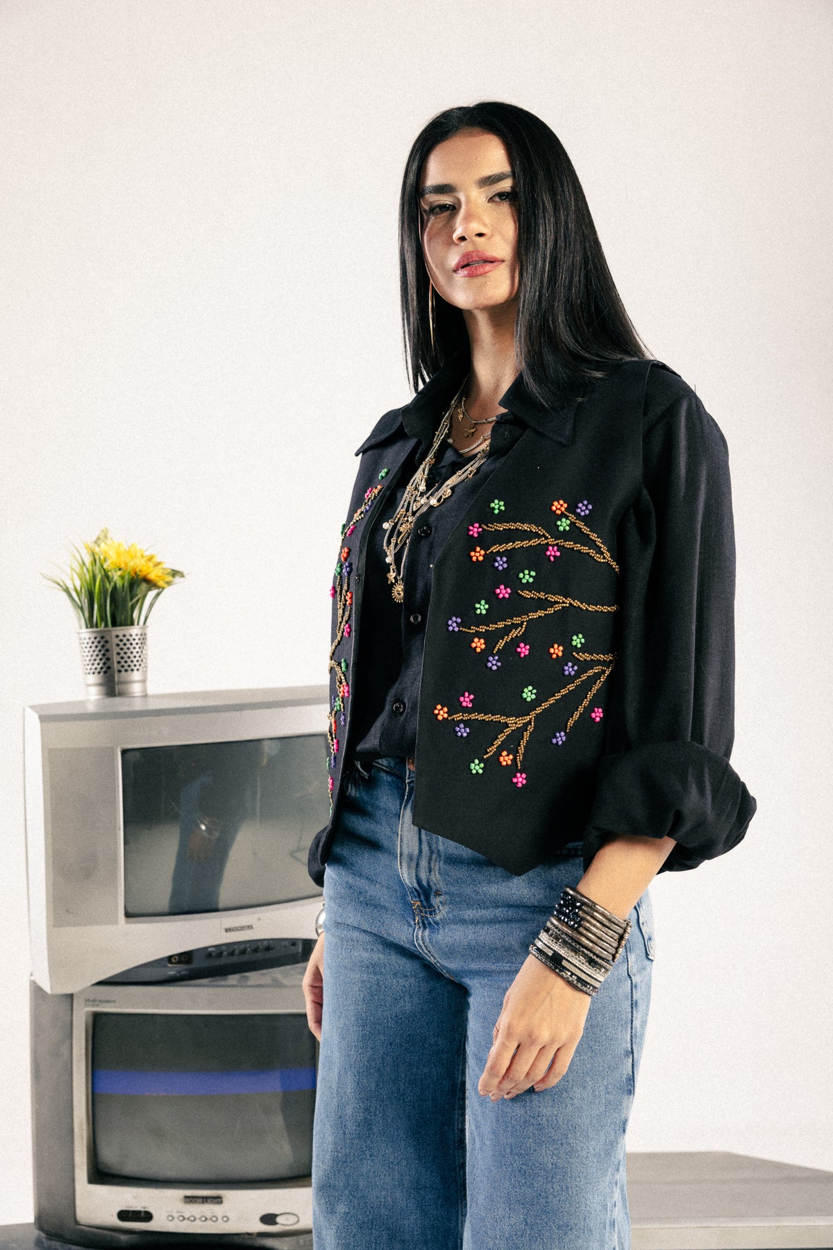 Kindness Vest In Black