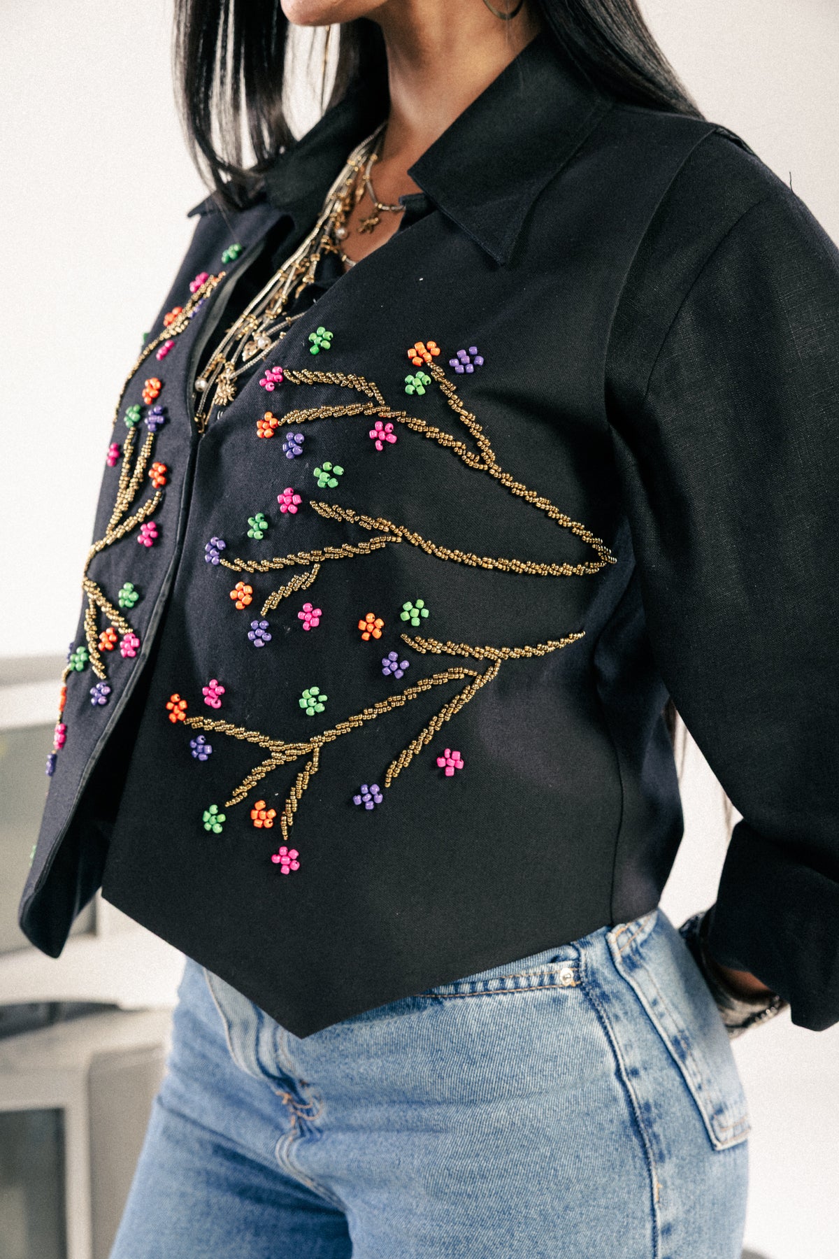 Kindness Vest In Black