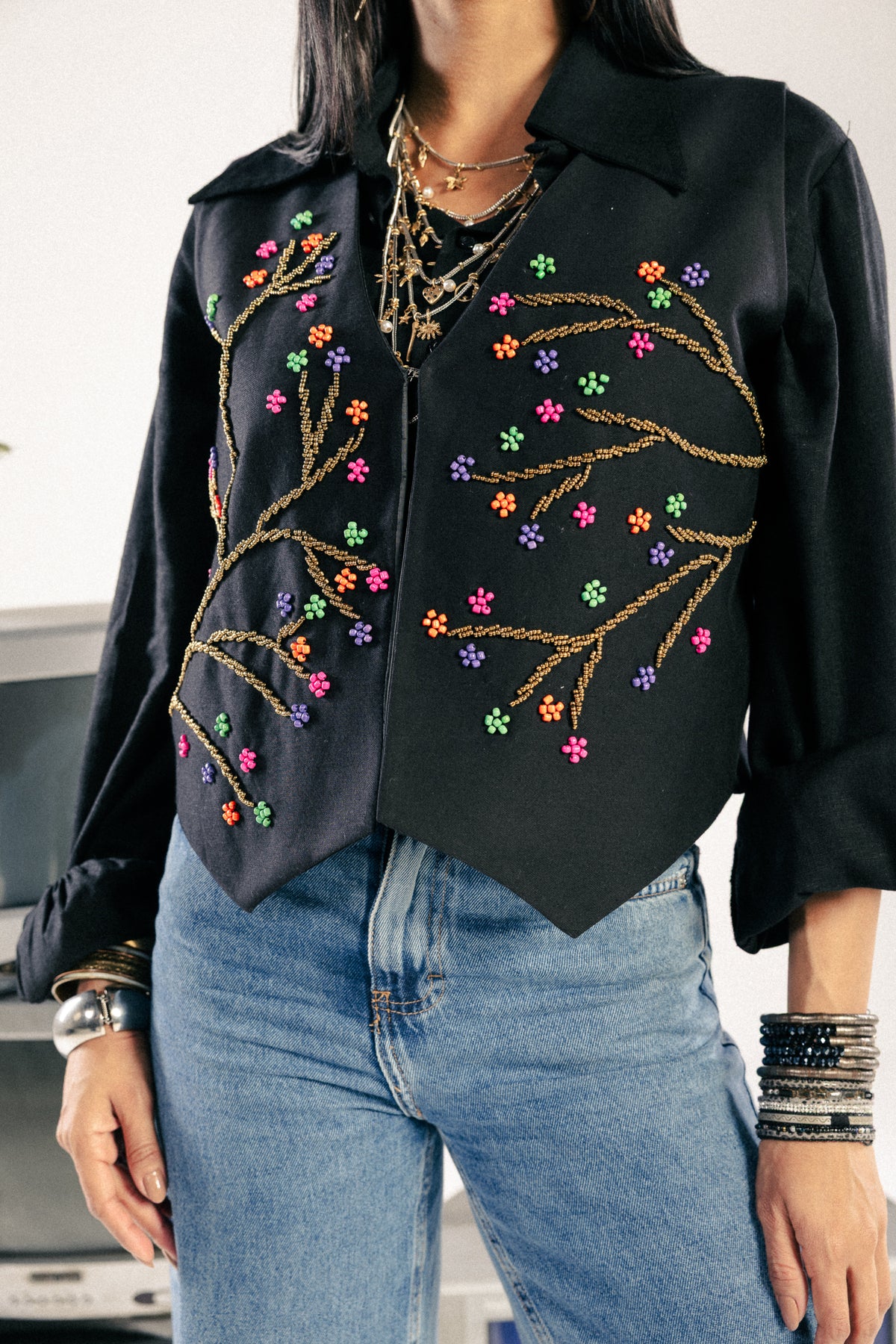 Kindness Vest In Black