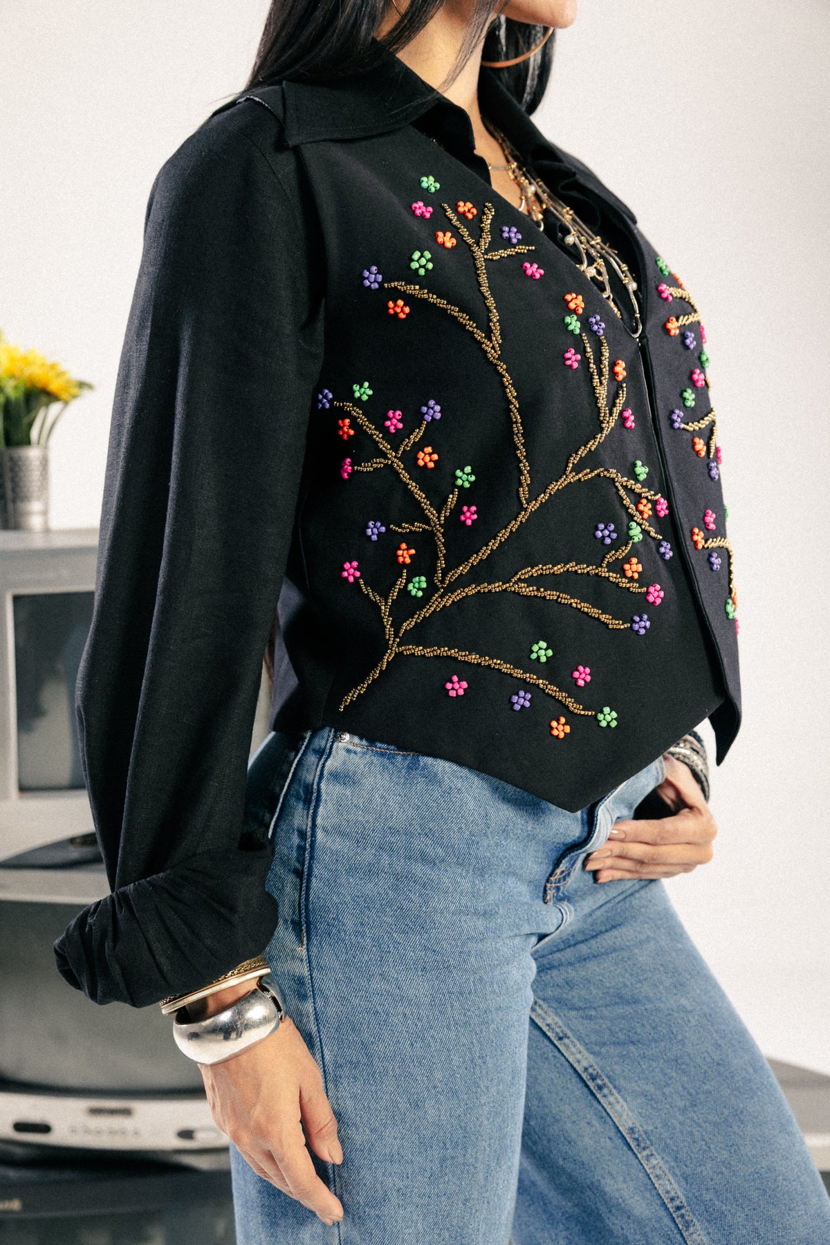 Kindness Vest In Black