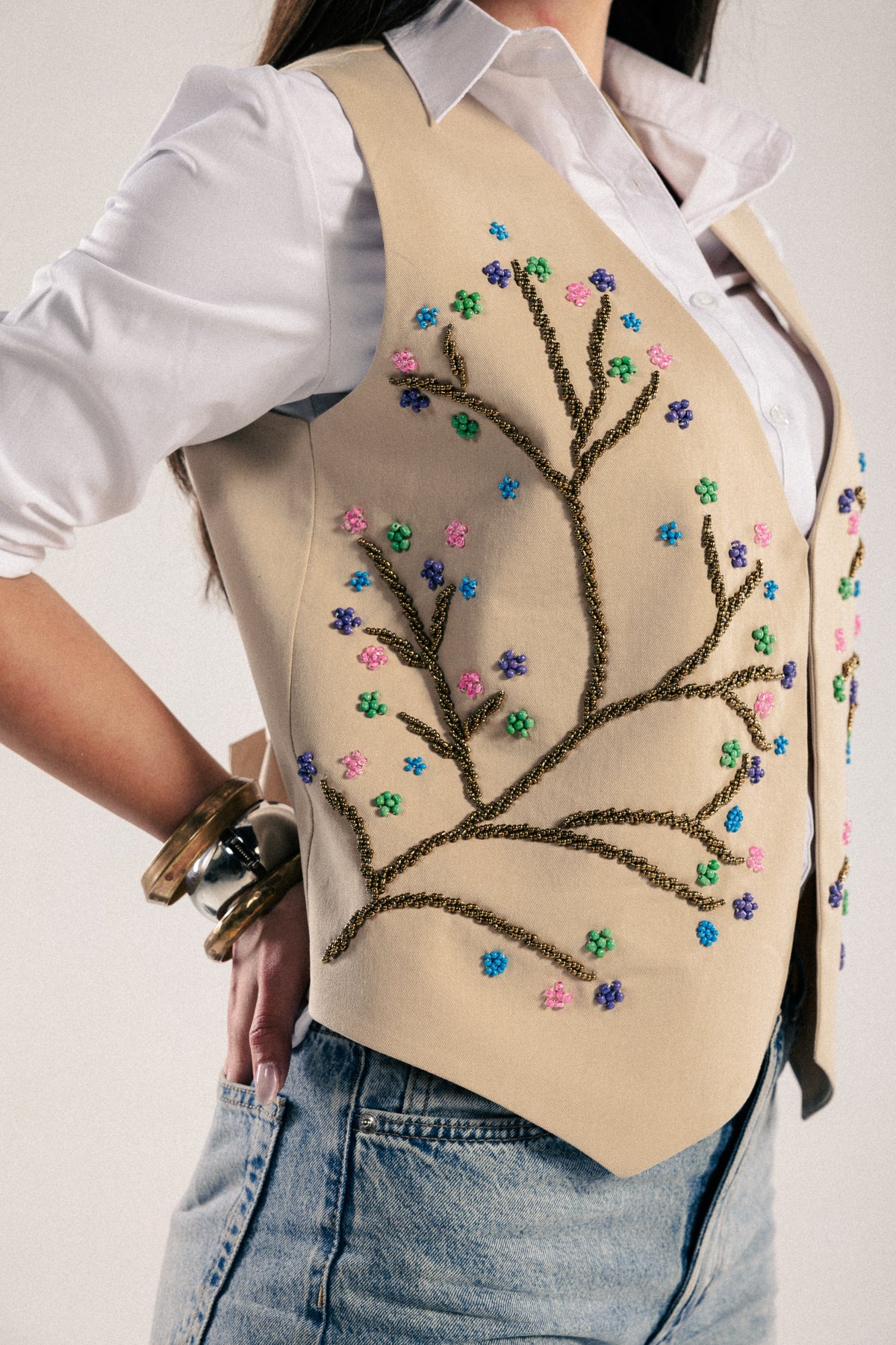 Kindness Vest Beige