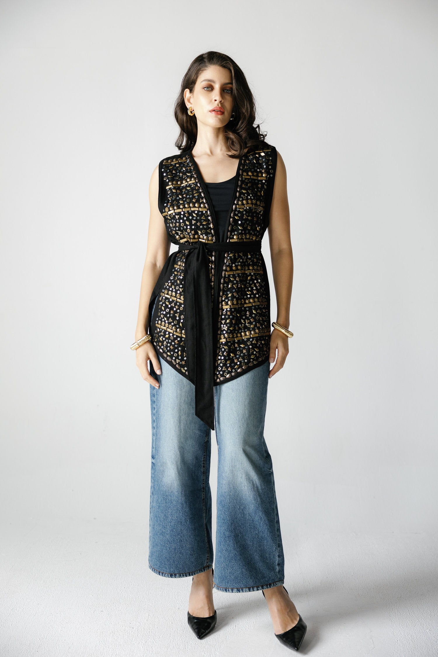 Leap Vest in Black