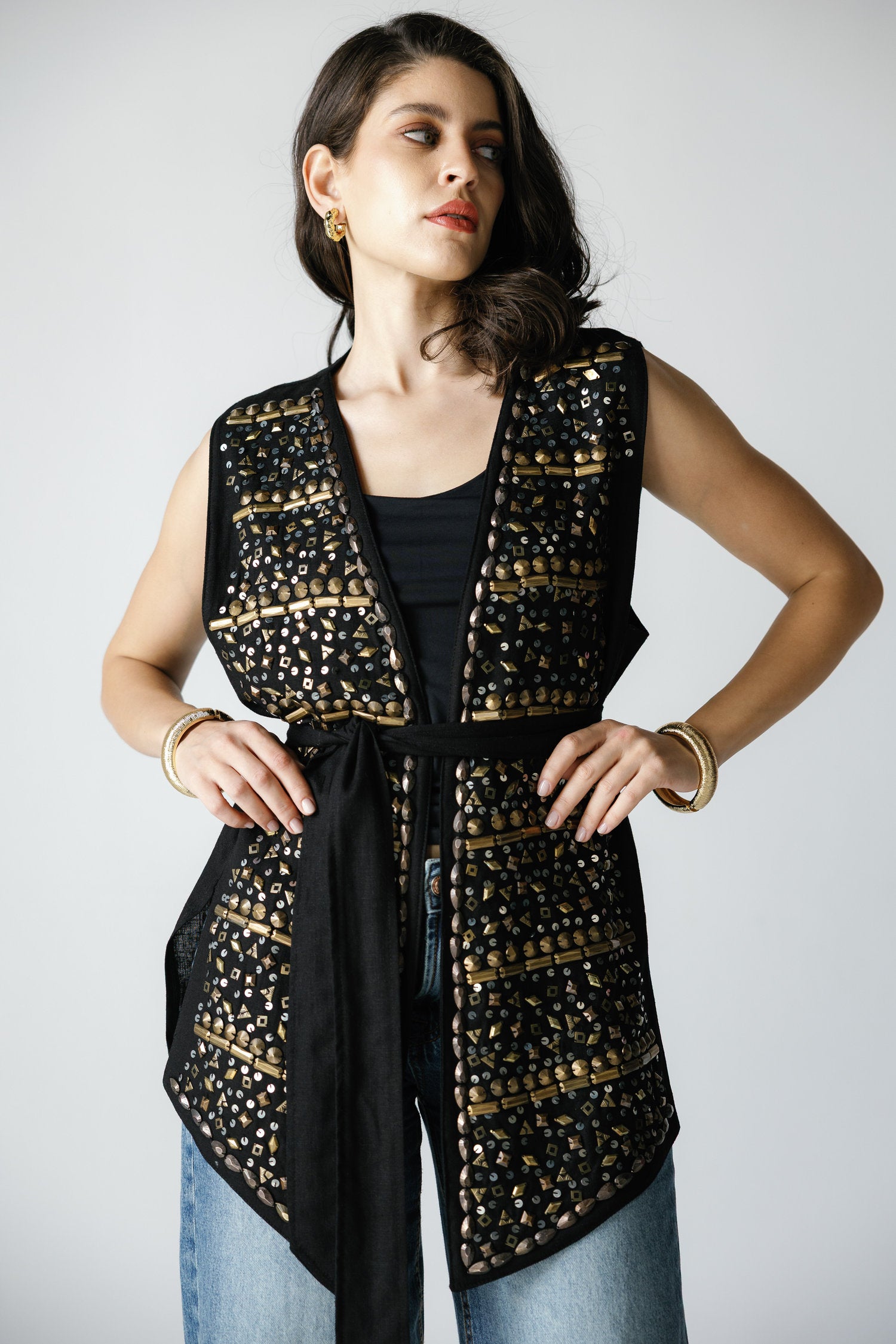 Leap Vest in Black